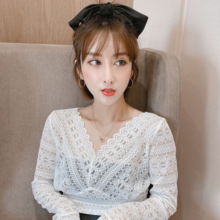 💗เสื้อลูกไม้   เสื้อไปวัด  ทรงสุภาพ  ใส่ได้หลายโอกาส  แต่งลูกไม้  ลายไม่แก่นะคะ💗