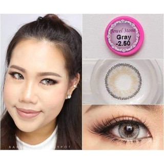 Kitty Kawaii​ คิตตี้ คาวาอิ สีเทา -​2.25// คอนแทค​เลนส์​สั้น​ 225 contactlens สายตาสั้น​ 225 สายตาสั้น-2.25