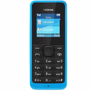โทรศัพท์มือถือโนเกีย ปุ่มกด  NOKIA 105 (สีฟ้า) 3G/4G รุ่นใหม่  2020