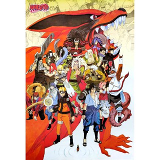 โปสเตอร์ หนัง การ์ตูน นารูโตะ Naruto ナルト POSTER 24”x35” นิ้ว Japan Anime v3