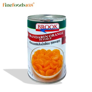 บรูค ส้มแมนดารินในน้ำเชื่อม 425 กรัม Brook Mandarin Orange in syrup 425 g.