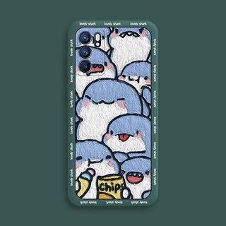 Dmy เคส OPPO reno 6 pro 8 8T 8Z 6z 7z 7 pro Z Find X2 X3 X5 เคสฉลามน่ารัก กันกระแทก