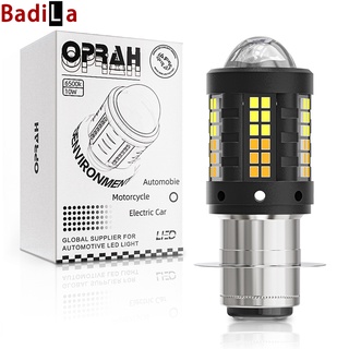 หลอดไฟตัดหมอก LED 8000LM T19 P15D H4 H6 BA20D สีขาว เหลือง สําหรับรถจักรยานยนต์ DC12V-60V 1 ชิ้น