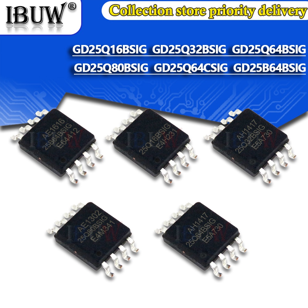 วงจรรวม GD25B64BSIG GD25LQ64CVIG GD25Q16BSIG GD25Q32BSIG GD25Q64BSIG ...