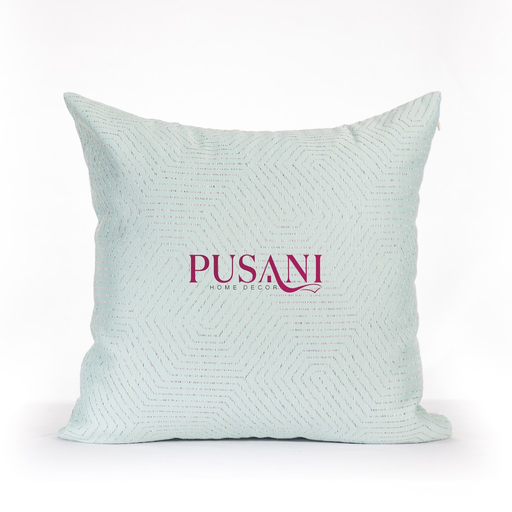 pusani-หมอนอิง-ลาย-เขาวงกต-กราฟฟิก-รุ่น-singular-45x45-cm-สีดำ-สีครีม-สีฟ้า-สีมิ้นท์-สีเทา
