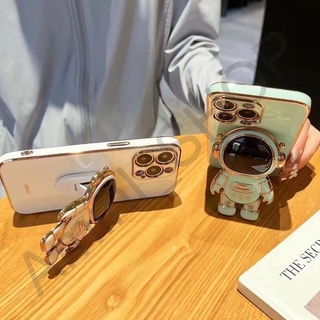 เคส TPUสีขาตั้งอวกาศ RENO 8(5G) A5S A12 F9 A7 A15 A16 A5(2020) A9(2020)