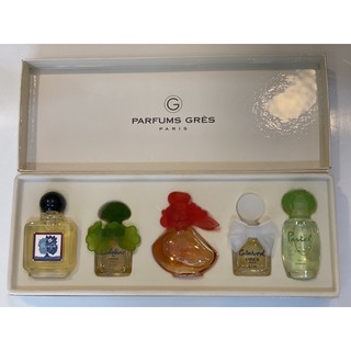 VTG Parfums Gres Paris Mini Gift Set 5pcs. Extremely Rare.