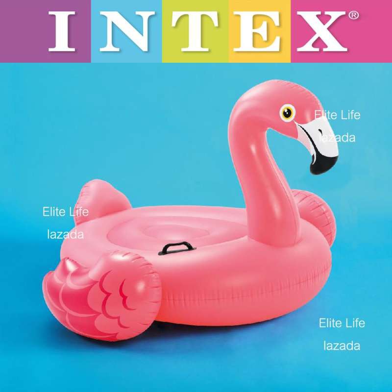 แพยางฟลามิงโก้-แพยางเป่าลมintex-ห่วงยางแฟนซี-super-giant-flamingo-inflatable-pool-float