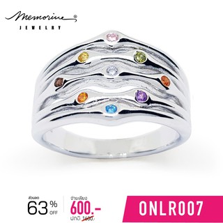 ภาพหน้าปกสินค้าMemorine Jewelry แหวนเงินแท้ 925 ฝังเพชรสวิส (CZ) : ONLR007 ที่เกี่ยวข้อง