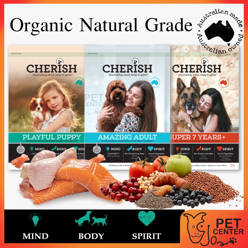 cherish-dog-organic-natural-dog-food-อาหารสุนัขออแกนิค