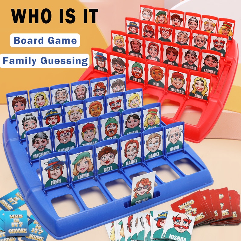 ภาพหน้าปกสินค้าWho is it Board Game เกมที่ให้น้องๆ แปลงร่างเป็นนักสืบ แพ็คใส่กล่องปณ.ให้ค่ะ จากร้าน 5wofyqu7q0 บน Shopee