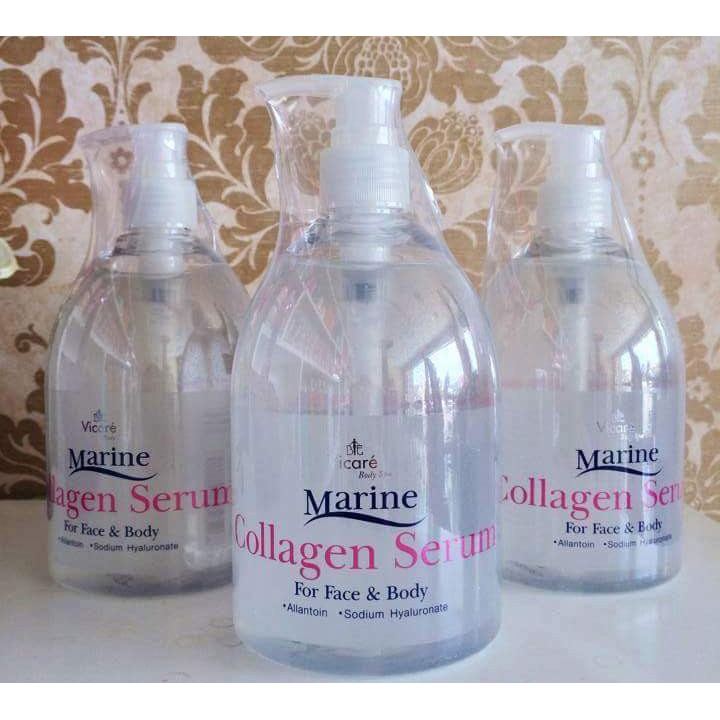 vicare-marine-collagen-serum-วีคาเร่-คอลลาเจน-เซรั่ม-500-ml-1-ชิ้น