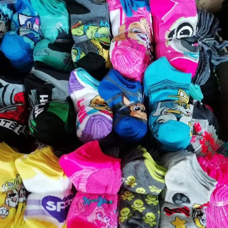 ภาพสินค้าMIMOSA ขายส่งคละลาย ถุงเท้าเด็กทรง boat sock เลือกลายไม่ได้ ค้างโกดัง หลุด QC สินค้าโล๊ะสต๊อก จากร้าน mui.mimosa บน Shopee ภาพที่ 4