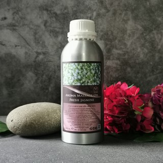 BYSPA น้ำมันนวดตัวอโรมา Aroma massage Oil กลิ่น มะลิ Jasmine 1,000 ml.