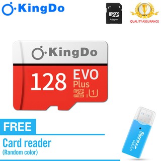 [ฟรี Card reader] SD card Kingdo Memory Card 32GB 64GB 128GB กล้อง/ โทรศัพท์มือถือ