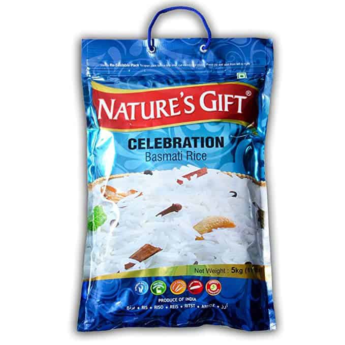 พร้อมส่ง！！ Nature's gift celebration basmati rice 5kg Shopee Thailand