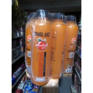 น้ำ รสส้มสายน้ำผึ้ง ศิริชิน ขวดใหญ่ 500ml (แพ็ค 6 ขวด)