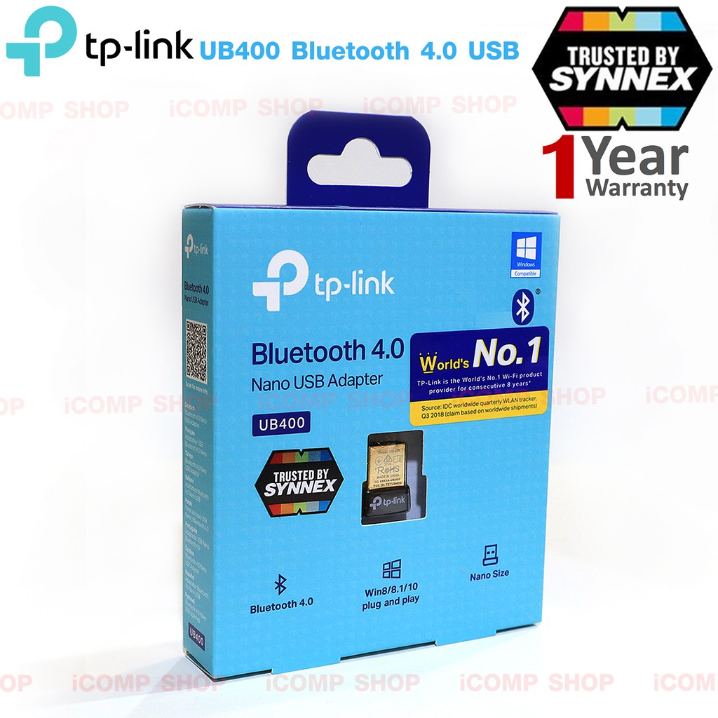 TP-LINK UB400 Bluetooth 4.0 Nano USB (บลูทูธ ยูเอสบี)(ประกัน SYNNEX ...