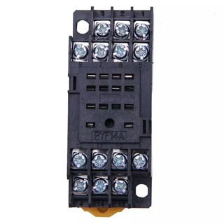 PYF14A DIN Rail Power รีเลย์ฐานซ็อกเก็ต14 Pin สำหรับ MY4NJ HH54P MY4