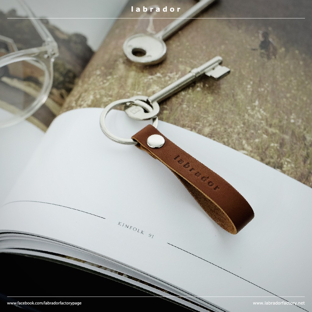 ภาพหน้าปกสินค้าlabrador KEY ring S พวงกุญแจหนังแท้ (LAA012) จากร้าน labrador_factory บน Shopee