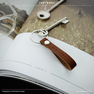 ภาพขนาดย่อของภาพหน้าปกสินค้าlabrador KEY ring S พวงกุญแจหนังแท้ (LAA012) จากร้าน labrador_factory บน Shopee