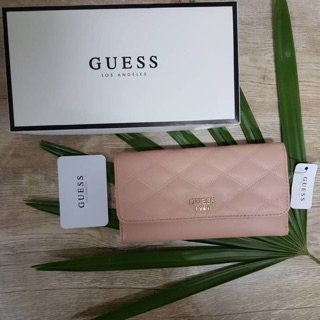 แท้💯% Guess leather wallet กระเป๋าสตางค์ใบยาว