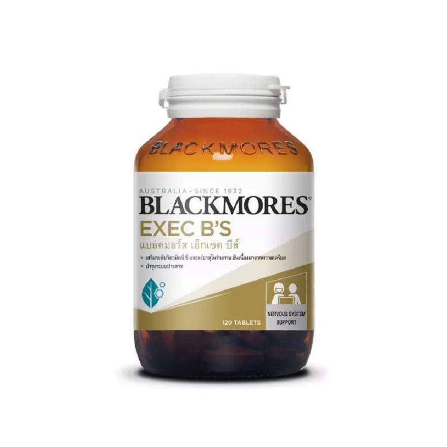 ภาพสินค้าExec Bs Blackmores 30/60/120 เม็ด แท้ % พร้อมส่ง บำรุงสมอง ระบบประสาท จากร้าน kan_nalintip บน Shopee ภาพที่ 3