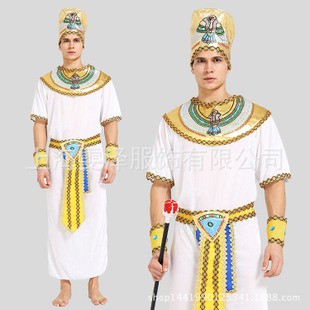 ภาพหน้าปกสินค้าcp89.1 ชุดเจ้าชายอียิปต์ ฟาโรห์แห่งอียิปต์ ฟาร์โรกษัตริย์แห่งอียิปต์ กรีก