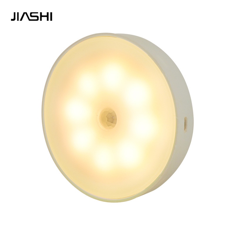 ราคาและรีวิวJIASHI เซ็นเซอร์อินฟราเรดร่างกายมนุษย์อัจฉริยะไฟกลางคืนไร้สาย LED โคมไฟตั้งโต๊ะแม่เหล็กด้านนอก