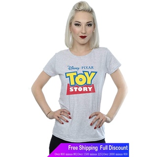 ดิสนีย์ร์ตูนพิมพ์ฤดูร้อน ย์เสื้อยืด Disney Womens Toy Story Logo T-Shirt Disney T-shirt5iL