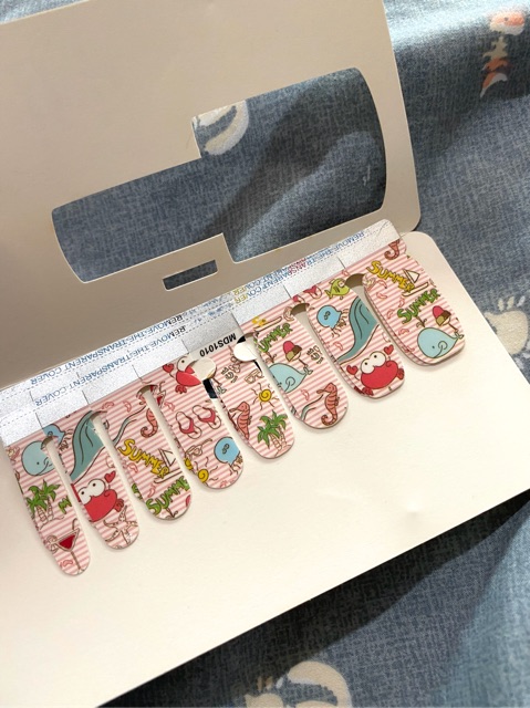 sticker-nail-สติกเกอร์ติดเล็บ-พร้อมส่ง