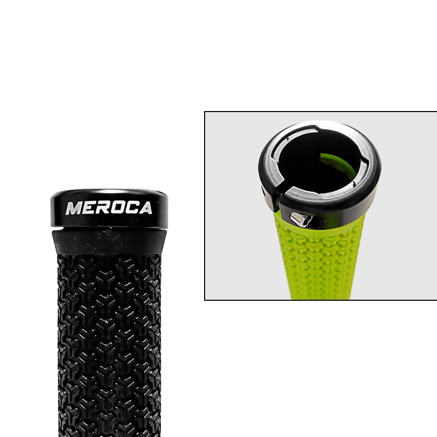 meroca-ปลอกแฮนด์จักรยานเสือภูเขาแบบกริ๊พล็อค-ปลอกแฮนด์ซิลิโคน-bicycle-silicone-handle-grips