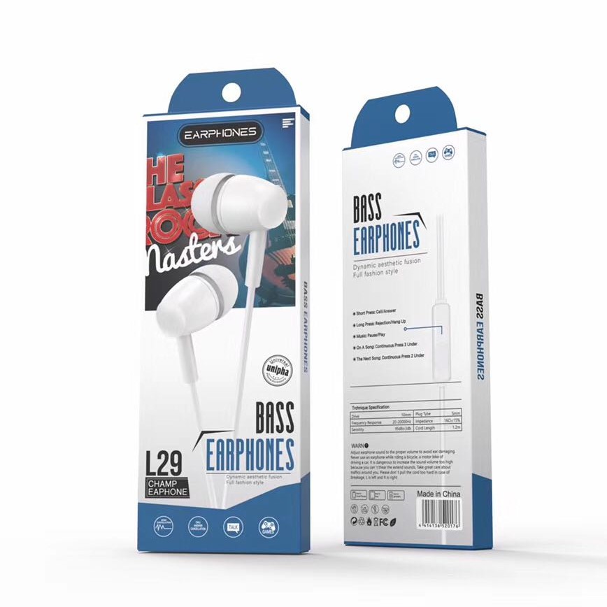 หูฟัง Earphone L29 รองรับ Android ทุกรุ่น เสียงใส ใช้ทน ใช้