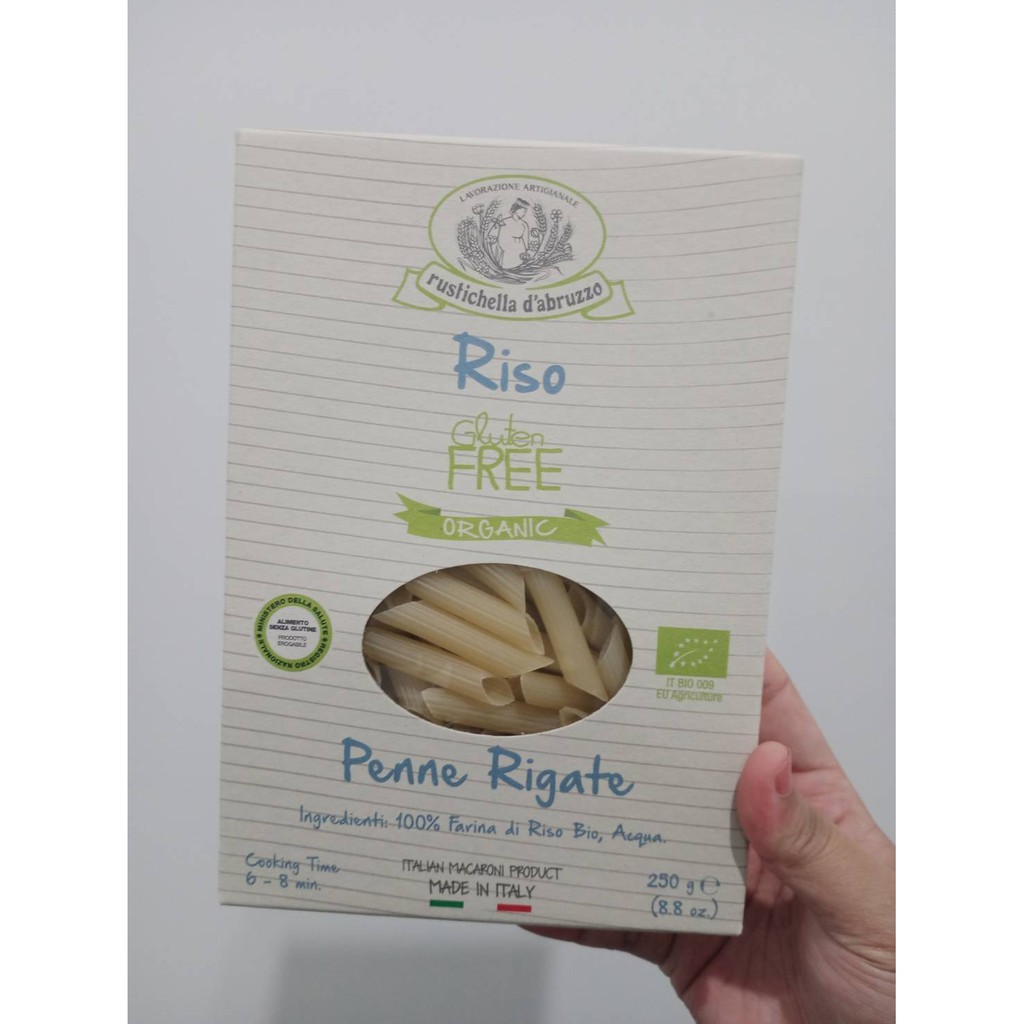 ภาพหน้าปกสินค้าPASTA ORGANIC RICE PENNE 250G (GLUTEN FREE) เพนเน่ ริกาเต้ (เส้นพาสต้าออร์แกนิค) จากร้าน ferrarifoodwineth บน Shopee