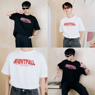 ค่าสัมบูรณ์zamio nightfall T-shirt เสื้อยืดแขนสั้นทรงโอเวอร์ไซส์ถูกสุดๆS-3XL