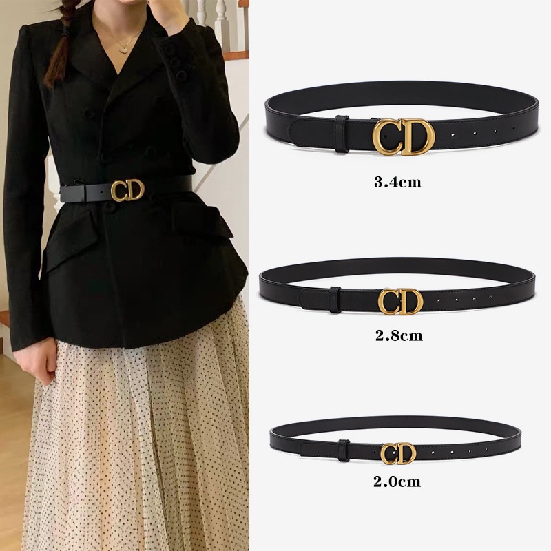 Korean Version of CD Belt Ladies Belt Retro Simple Allmatch Leather