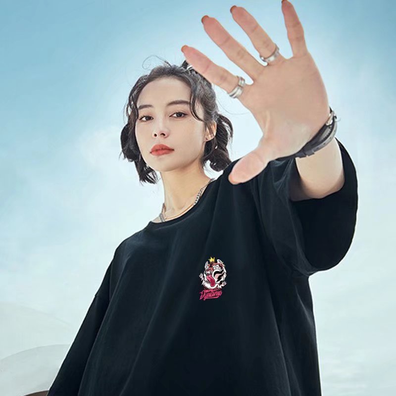 new-เสื้อยืดแขนสั้นลําลอง-ทรงหลวม-ขนาดใหญ่-เข้ากับทุกการแต่งกาย-แฟชั่นฤดูร้อน-สไตล์ฮ่องกง-สําหรับผู้ชาย