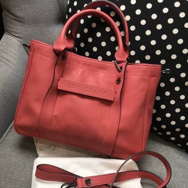 พร้อมส่ง Longchamp 3D สี Peony สวยมาก ใส่ของได้จุ เก๋ไก๋สุดๆ Shopee