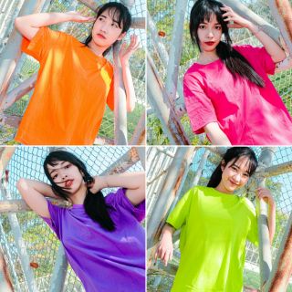 ใหม่! เสื้อโอเว่อร์ไซส์ (รุ่น สีจี๊ดจ๊าด) - SUMMER 2020