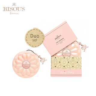 Bisous Bisous Love Blossom Brightening Powder Duo Set (2 ตลับ)