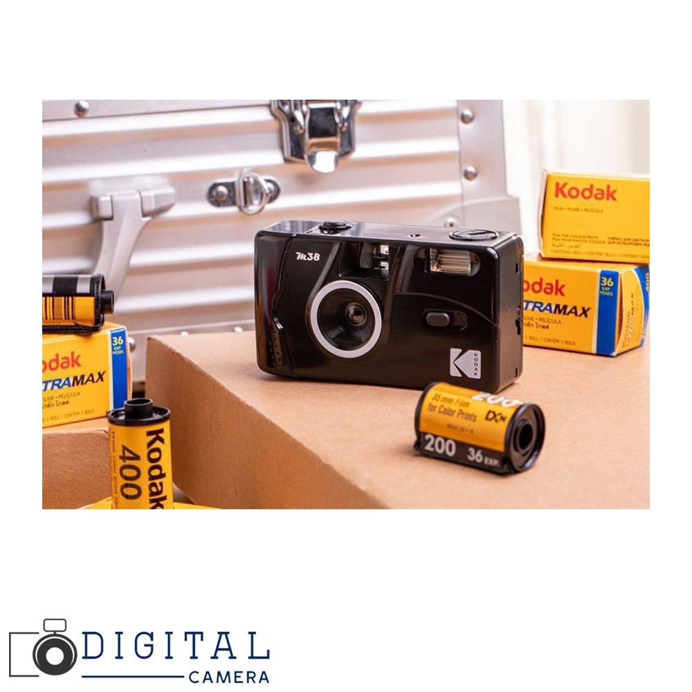 kodak-m38-camera-กล้องฟิล์มสามารถเปลี่ยนฟิล์มได้-มีแฟลชในตัว-ราคาไม่รวมฟิล์ม