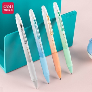 ภาพหน้าปกสินค้าDeli ปากกาเจลลบได้ ปากกาเจล 0.5 มม. ปากกาเจล ปากกาเมจิก ลบได้ ปากกาหมึก สีดํา สีฟ้า ปากกาเขียน เครื่องมือปากกา ที่เกี่ยวข้อง