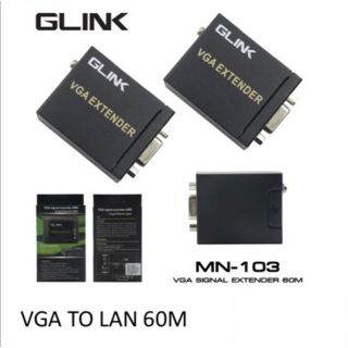ตัวแปลง VGA to Lan Signal Extender Over CAT-5e/6 ระยะ60เมตร(60m)