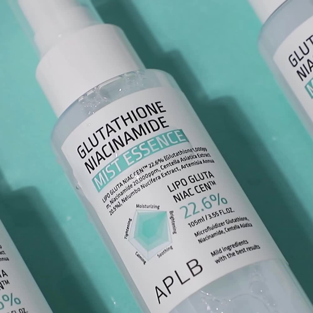 aplb-glutathione-niacinamide-mist-essence-105ml-aplb-กลูต้าไธโอน-ไนอาซินาไมด์-มิสต์-เอสเซนส์-ช่วยเติมเต็มความชุ่มชื้นเพื่อผิวกระจ่างใสอิ่มน้ำตลอดวัน