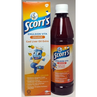 น้ำมันตับปลา Scotts รสส้ม 200ml