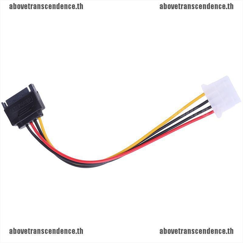 above-cod-สายเคเบิลพาวเวอร์-sata-to-ide-15-pin-sata-ตัวผู้-เป็น-molex-ide-4-pin