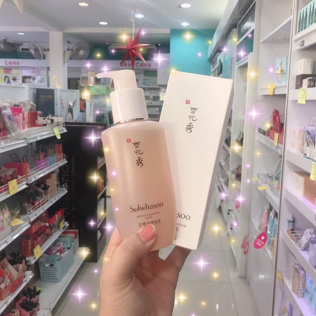 โฟมล้างหน้า-sulwhasoo-gentle-cleansing-foam-ขนาด-50-200-ml