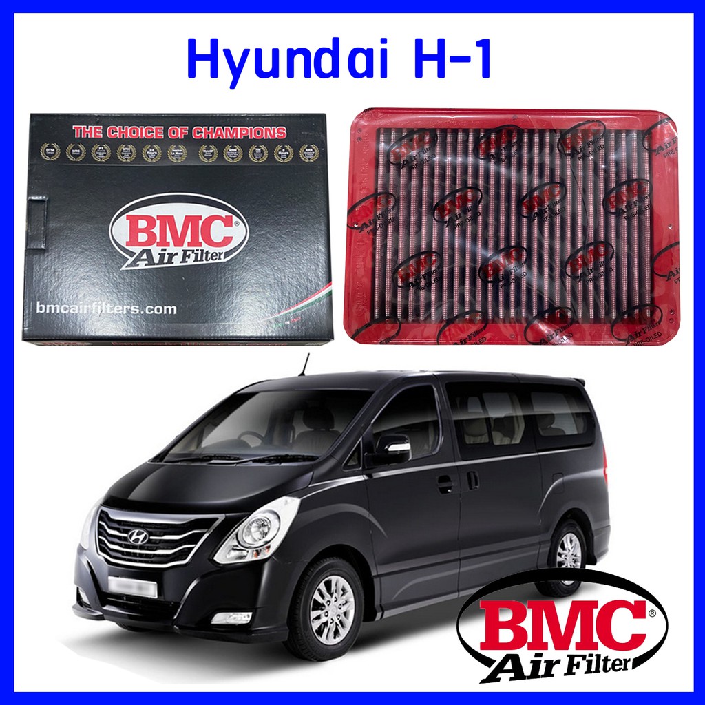 กรองอากาศ BMC Air filter Hyundai H1 H-1 แทนของเดิม Made in Italy แท้ ...