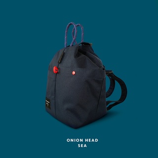 ภาพหน้าปกสินค้าOnion head relife sea backpack กระเป๋าเป้ผู้หญิง สีกรม ซึ่งคุณอาจชอบสินค้านี้