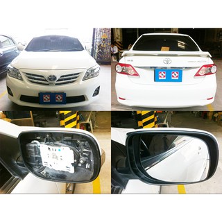 เลนส์กระจกมองข้าง สำหรับ Toyota CAMRY 2006 /  ALTIS 2008 / VIOS 2008 /  Yaris 2006 ไม่หลอกตา